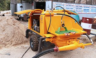 远距离砂浆喷射机-1000米远程喷浆 井下施工更省心[耐立德]